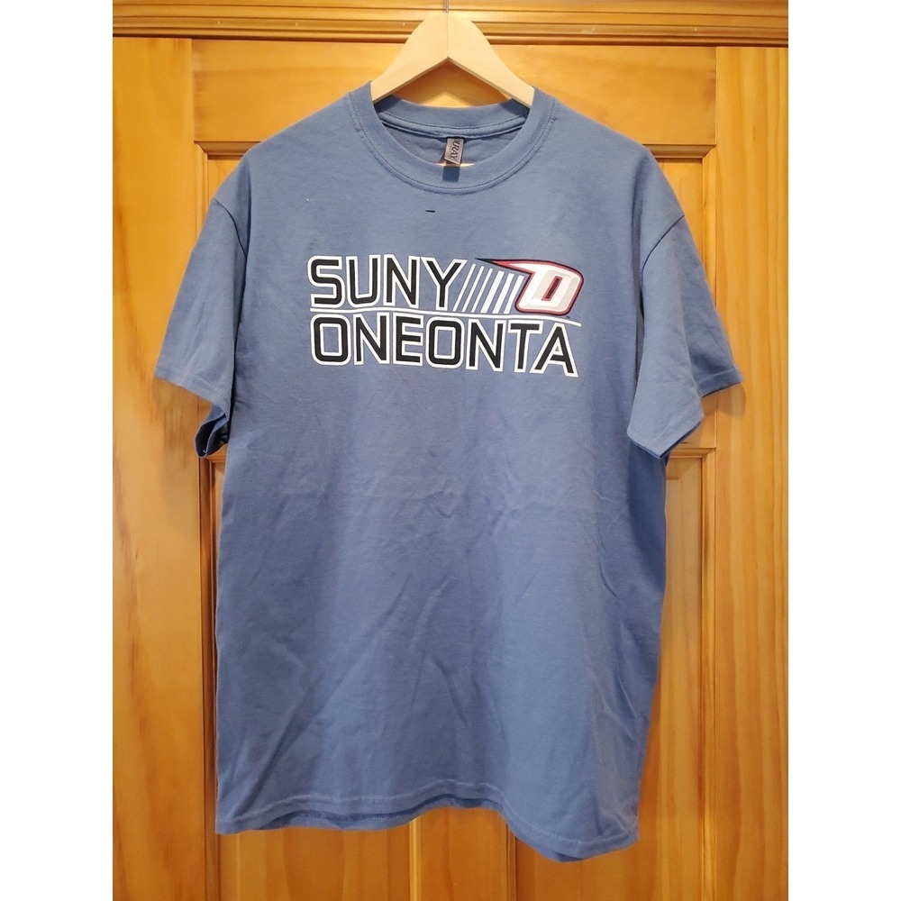 New SUNY Oneonta Blue T‎ Shirt By Ouray - Mens Size L